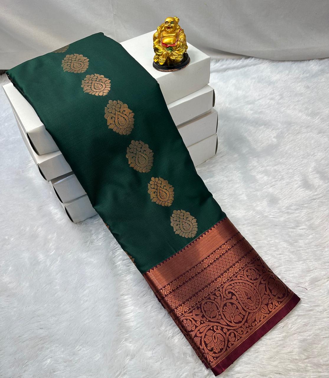 Kanchipuram Bridal Wedding Silk Saree